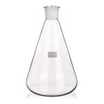 Erlenmeyer Flask Glass Ground Neck - Image 2