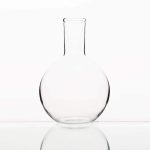 Flask Glass Flat Bottom - Image 2