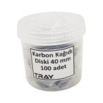 Carbon Paper Discs 40 mm 100 pcs - Image 3