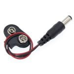 Connection Cable 9V Battery - 10 cm for DC Power - Image 2