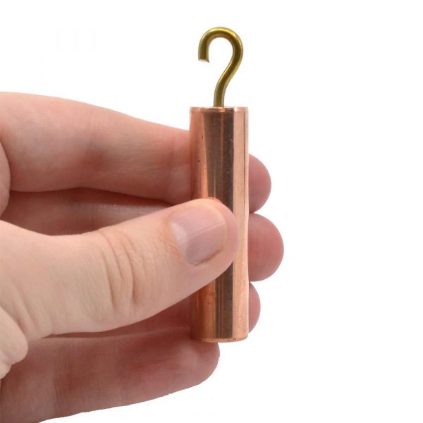 Metal Cylinder with Hook Copper - Image 2