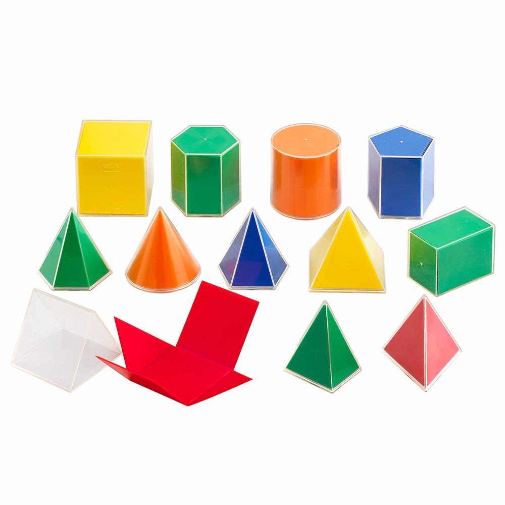 Geometric Expansion Solids Set 12 Pcs 8 cm