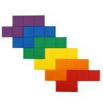 Multi Squares Set Plastic 60 Pcs - Image 6