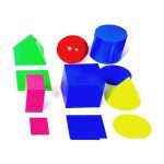 Geometric Solid Set Colored 6 Pcs 10 cm - Image 2