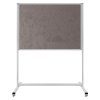 Fabric Notice Board with Wheeled Leg  120x180 cm - Image 4