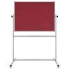 Fabric Notice Board with Doubled Mobile Board 120x140 cm - Image 5