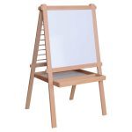 Wooden Writing Board and Abacus with Basket 100 Beads 35x50 cm - Image 2